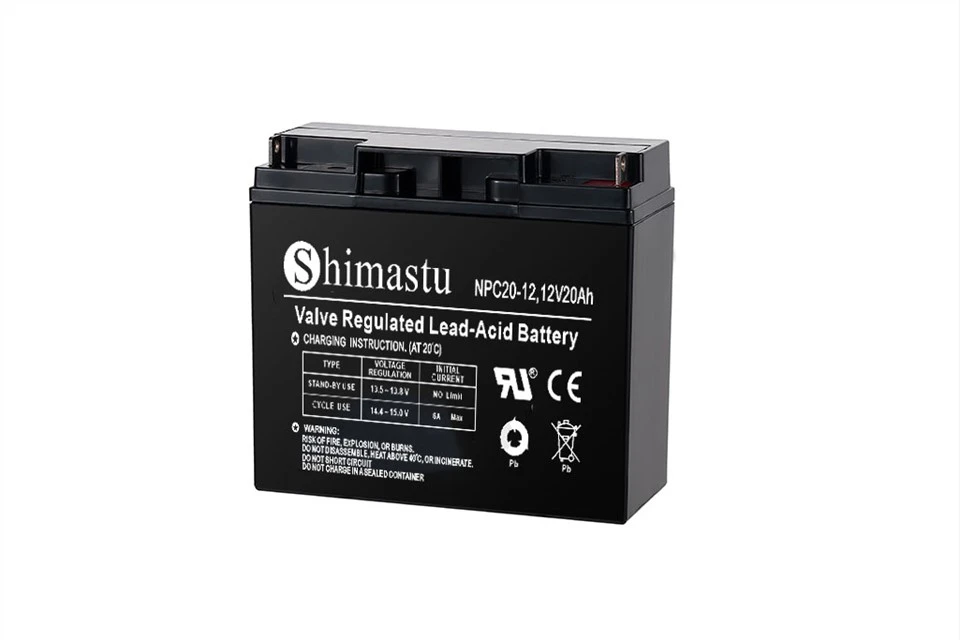 12v 20ah agm djupcykelbatteri